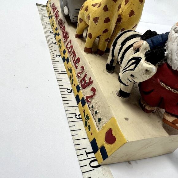 Noah's Ark Wood Figurine Animals Came 2 x 2 Midwest Cannon Falls Decor Nursery - Picture 2 of 9